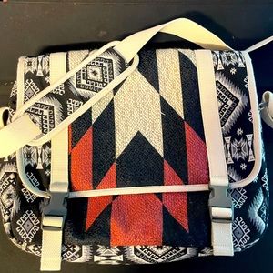 Messenger bag in printed textile from Tigerbear Republik